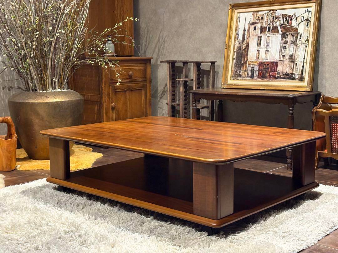 FUJI FURNITURE センターテーブル　ローテーブル　ヴィンテージ　IG