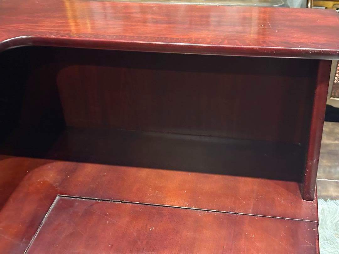 karimoku カリモク　コーナーテーブル　収納　ローズウッド　アンティーク