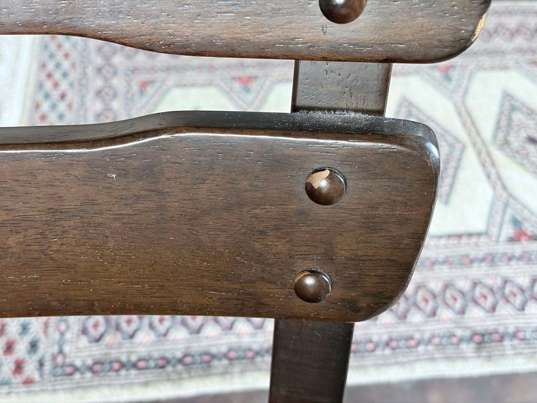 カリモク　ルスティック　RUSTIC レトロ　ビンテージ　チェア　2脚セット　H