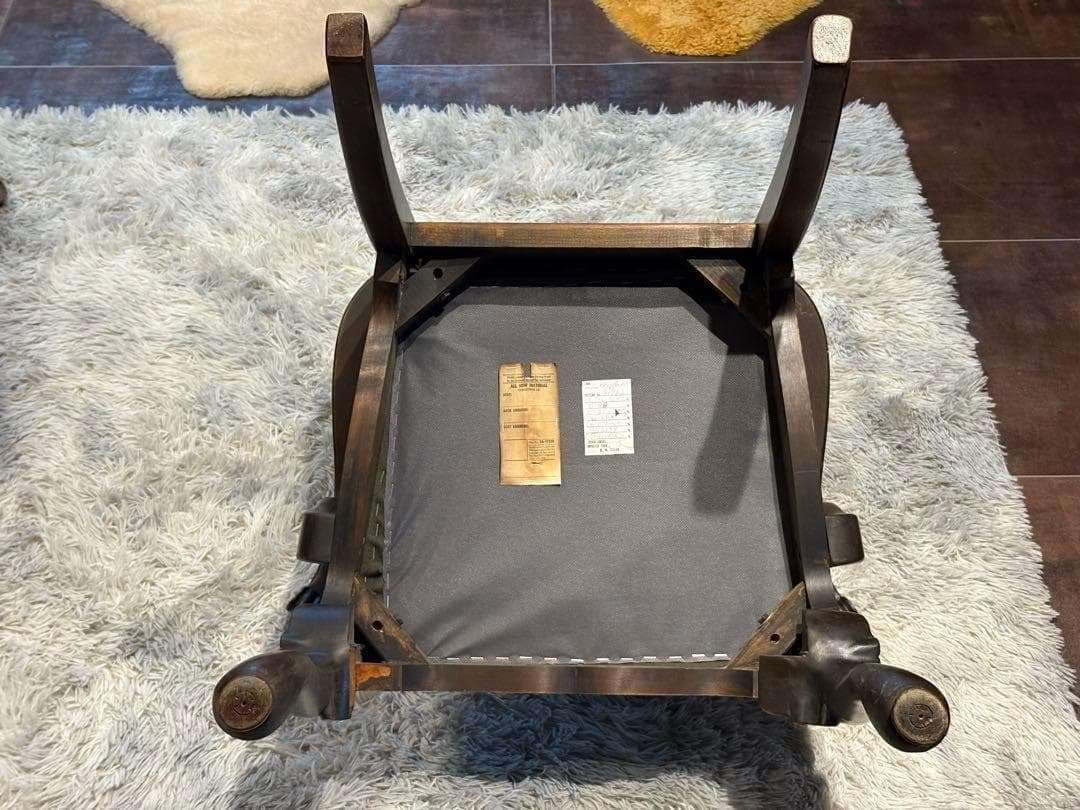 USビンテージ　アームチェア　猫脚　クラシカル　アメリカン　ブルックリン　洋風