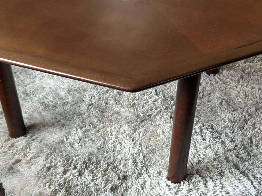 希少品　FUJI FUNITURE フジファニチア　レトロ　八角形テーブル