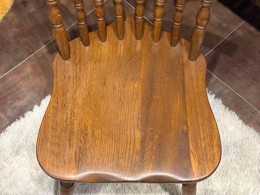 KMK 無垢材　ウィンザーチェア　スポークチェア　飛騨産業　アンティーク　SZ