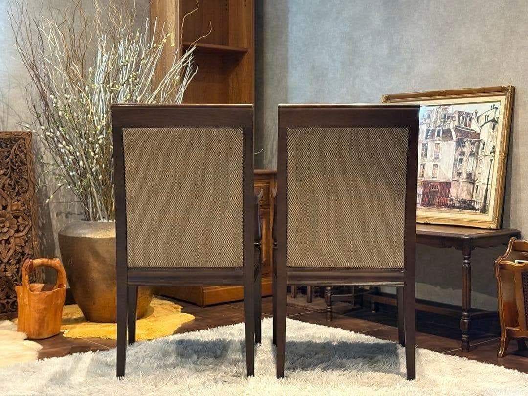 ①ダイニングチェア　アームチェア　アンティーク　ヴィンテージ　ビンテージ　IR