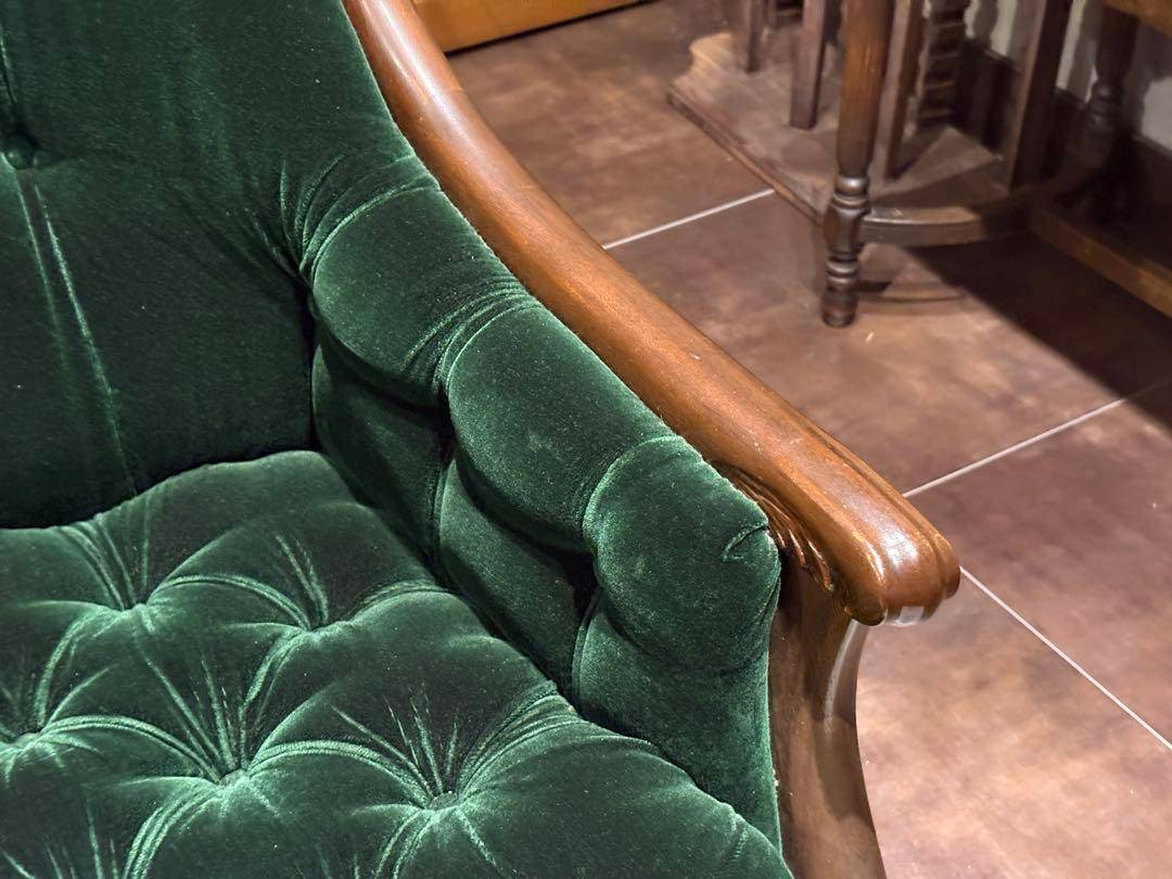 maruni マルニ木工　3人掛けソファ　3Pソファ　リベット　グリーン　GZ