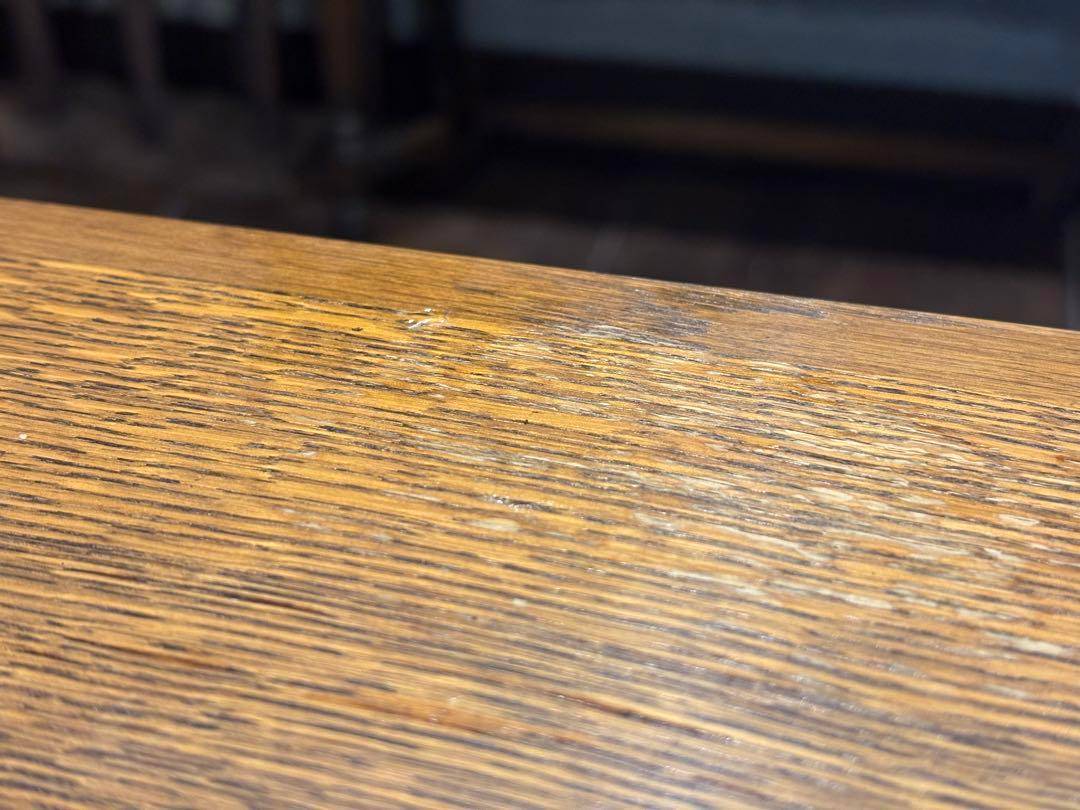 希少　洋風　ダイニングテーブル　オーク材　高級家具　ヴィンテージ　RZ