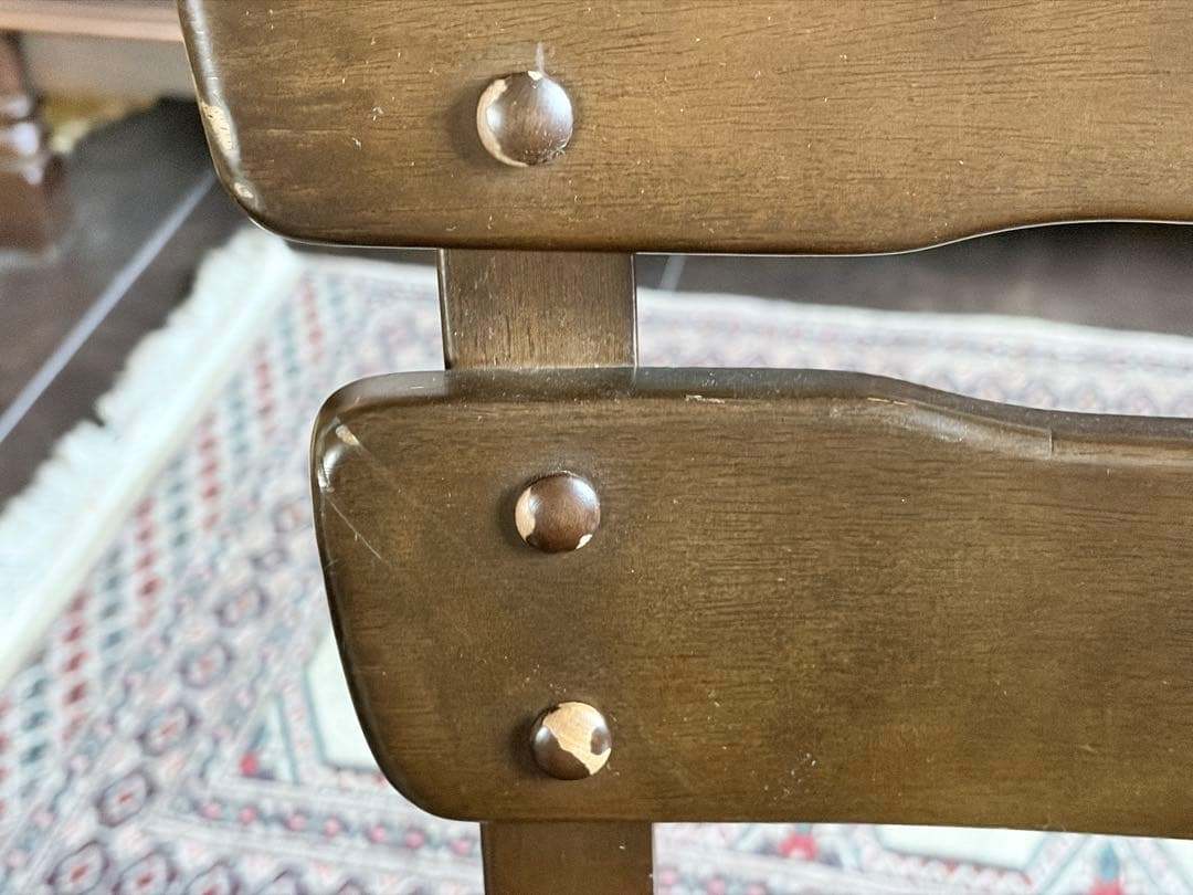 カリモク　ルスティック　RUSTIC レトロ　ビンテージ　チェア　2脚セット　H