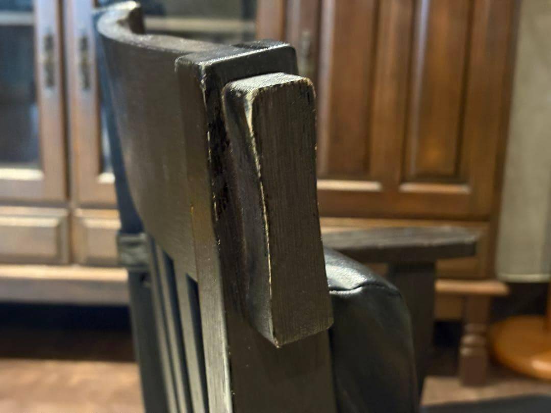 ダイニングチェア　回転式チェア　アームチェア　椅子　リビングチェア　Sn