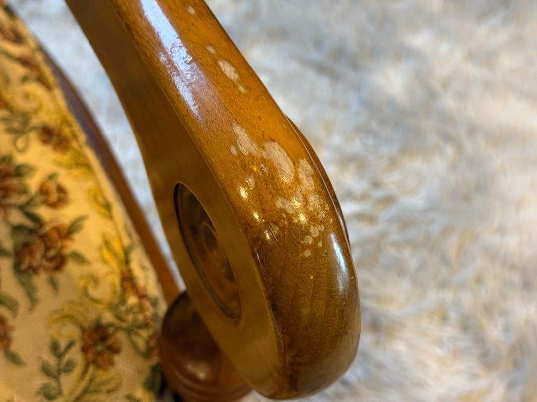 ロッキングチェア　ソファ　ゴブラン模様　アームチェア　ゆり椅子　ソファ　SZ