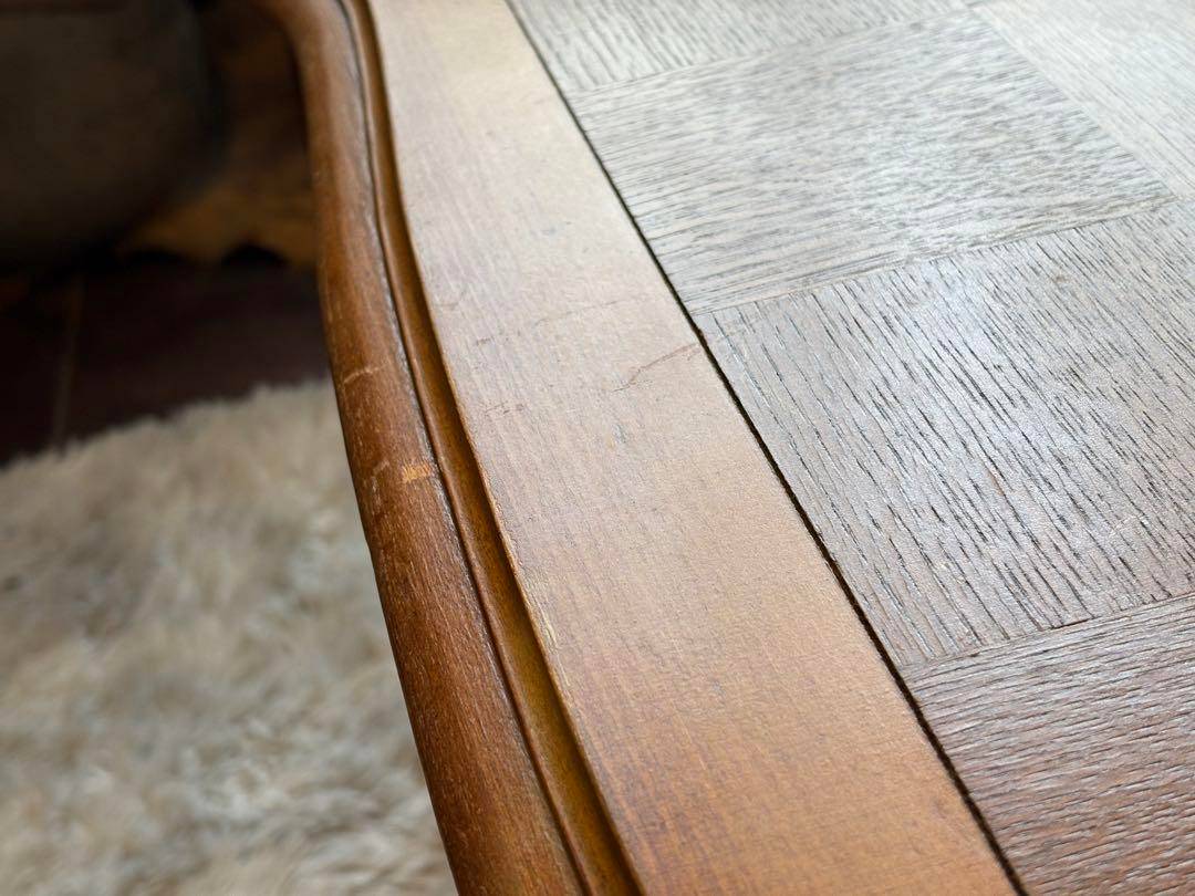 フランスアンティーク　猫脚　ローテーブル　センターテーブル　輸入家具　RZ