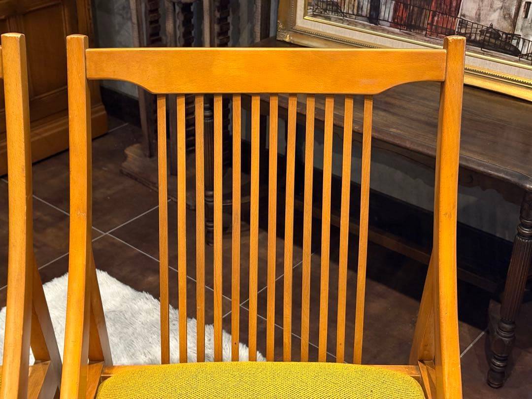 SHIRAKAWA シラカワ　飛騨高山　ダイニングチェア　尾州生地リメイク　nZ