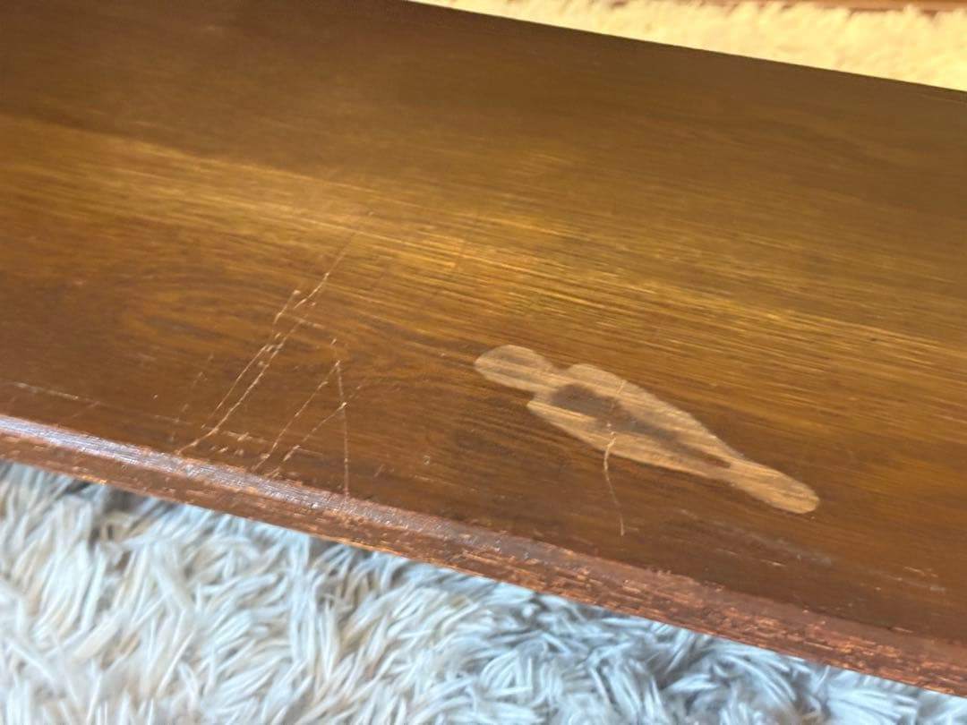 飛騨産業 キツツキマーク ローテーブル センターテーブル アンティーク IG