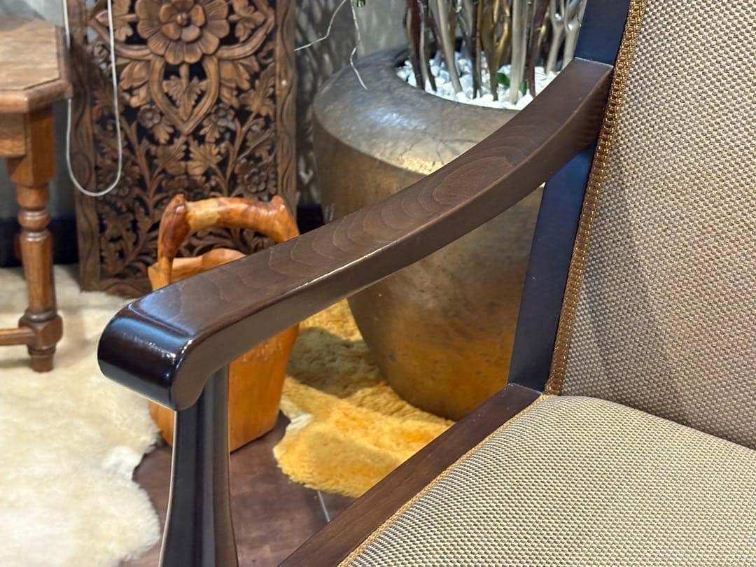 ②ダイニングチェア　アームチェア　アンティーク　ヴィンテージ　ビンテージ　IR