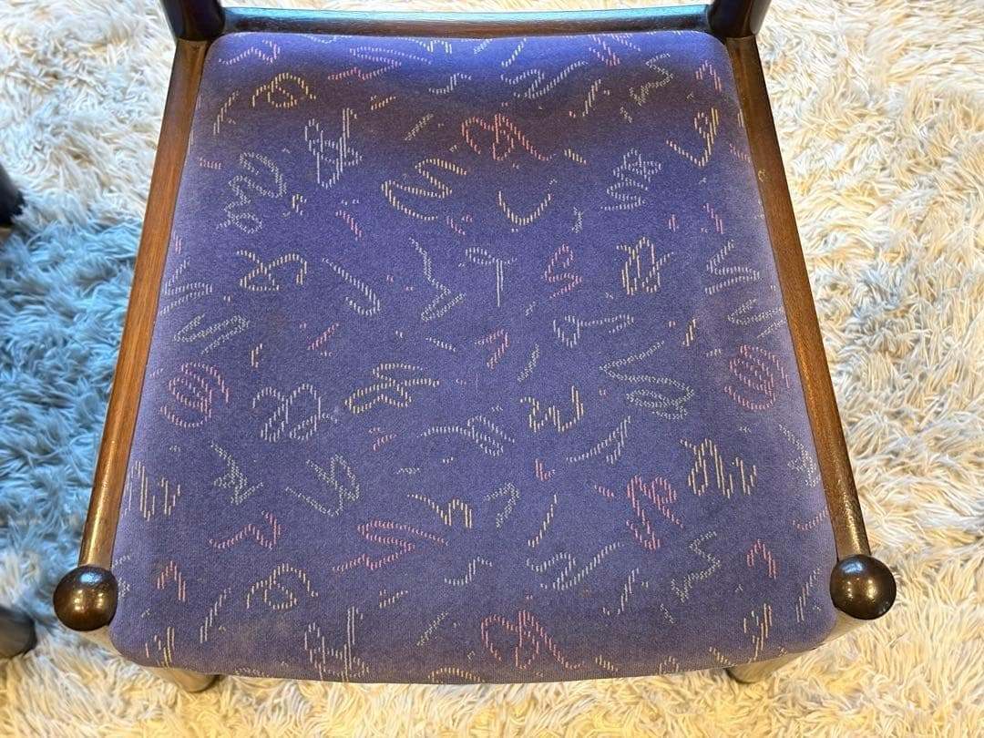 希少　ナガノインテリア　アンティーク　ヴィンテージ　レトロ　チェア　SR