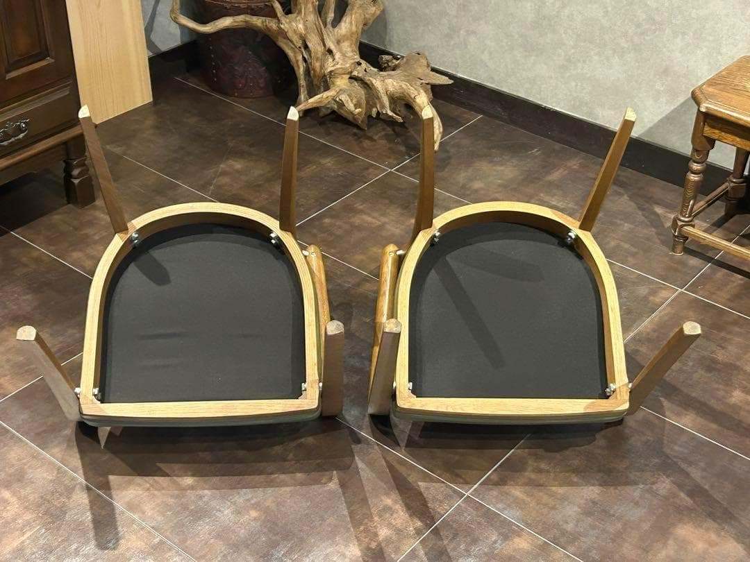 カリモク家具　karimoku アームチェア　グリーンレザー　ヴィンテージ　SZ