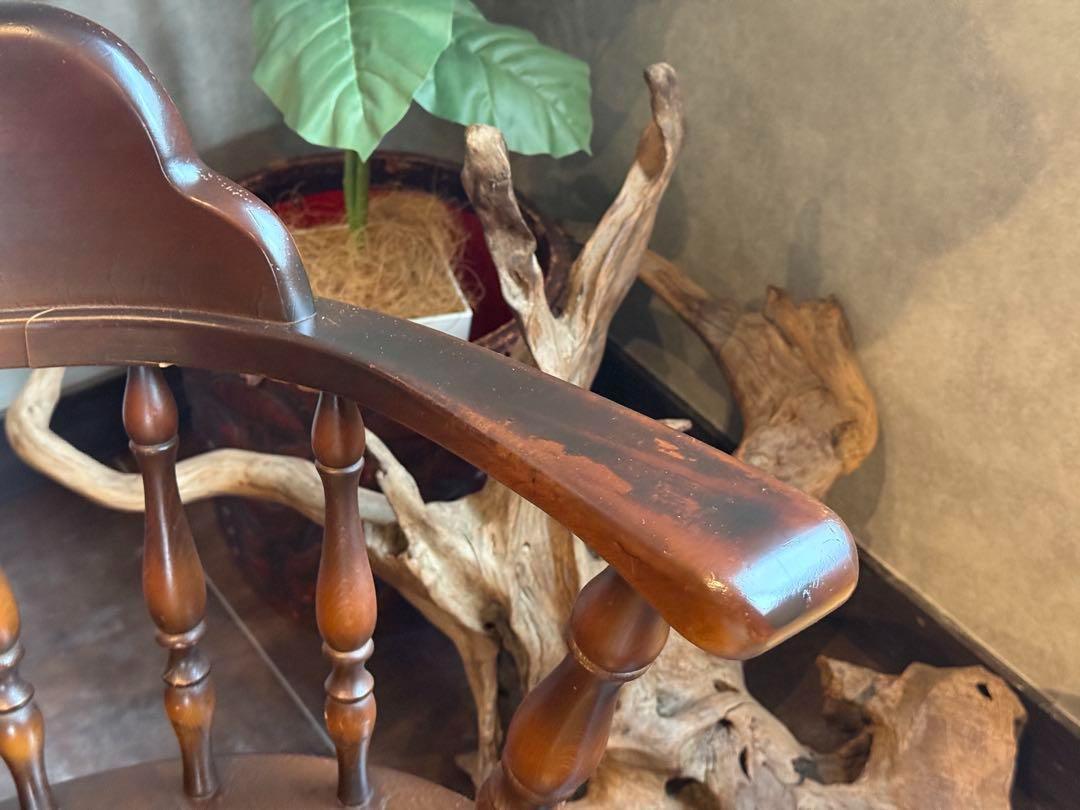 飛騨産業　HIDA アームチェア　ヴィンテージ　スポークチェア　レトロ　IH