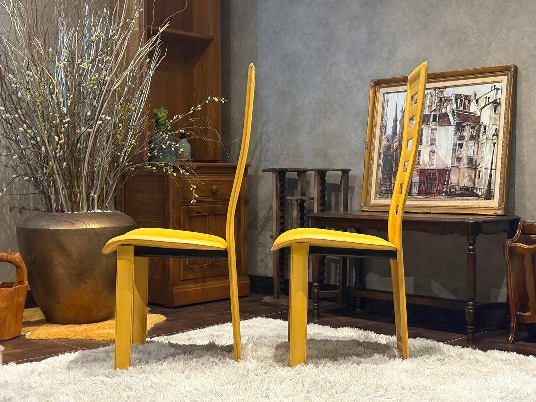 廃盤 IDC 大塚家具 ハイバックチェア モダン ミッドセンチュリー 北欧　nZ