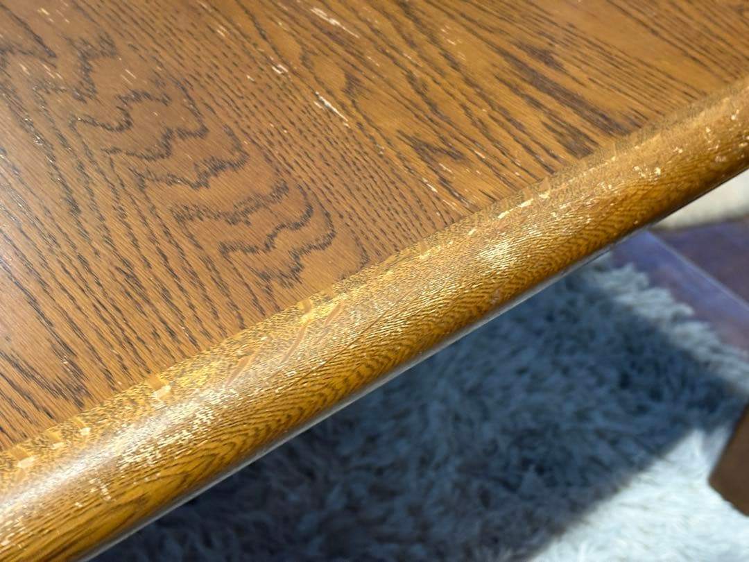 飛騨産業 キツツキ スクエアテーブル ダイニングテーブル アンティーク nG