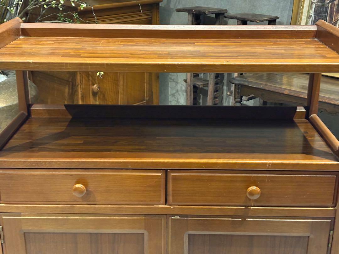 karimoku カリモク　キャビネット　電話台　収納　引き出し　ビンテージ