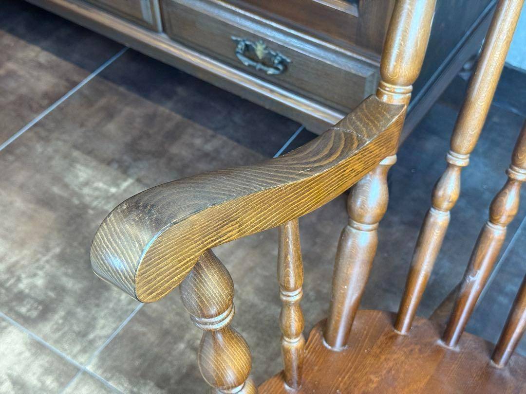 希少　太平WINDS アンティーク　ロッキングチェア　ヴィンテージ　木彫　nZ