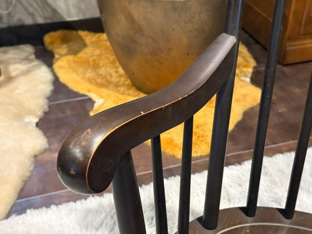 飛騨産業　キツツキマーク　ロッキングチェア　ダイニングチェア　アンティーク　IG