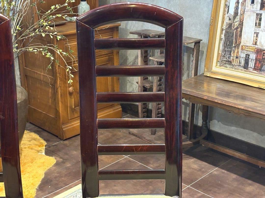 ②karimoku カリモク ダイニングチェア ハイバック リメイクIR