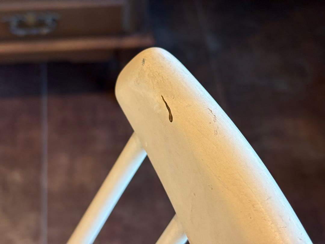 ①太平 ウィンザーチェア　ホワイト　ゴールドスミスチェア　2脚セット　IZ