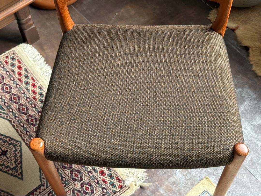 ⑥J.L. Møllers JLモラー　北欧ヴィンテージチェア　チーク材　NZ