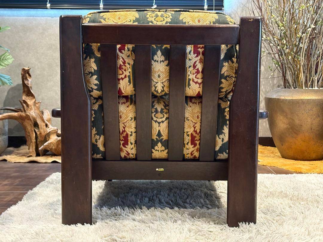 ②karimoku カリモク　1人掛けソファ　1Pソファ　ファブリック　IG