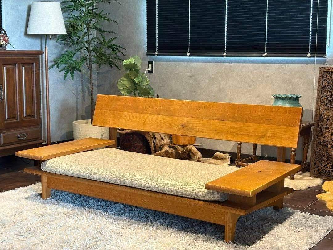 飛騨産業 ヒダサンギョウ 森のことば 両肘付 2人掛けソファ 無垢の木　InZ