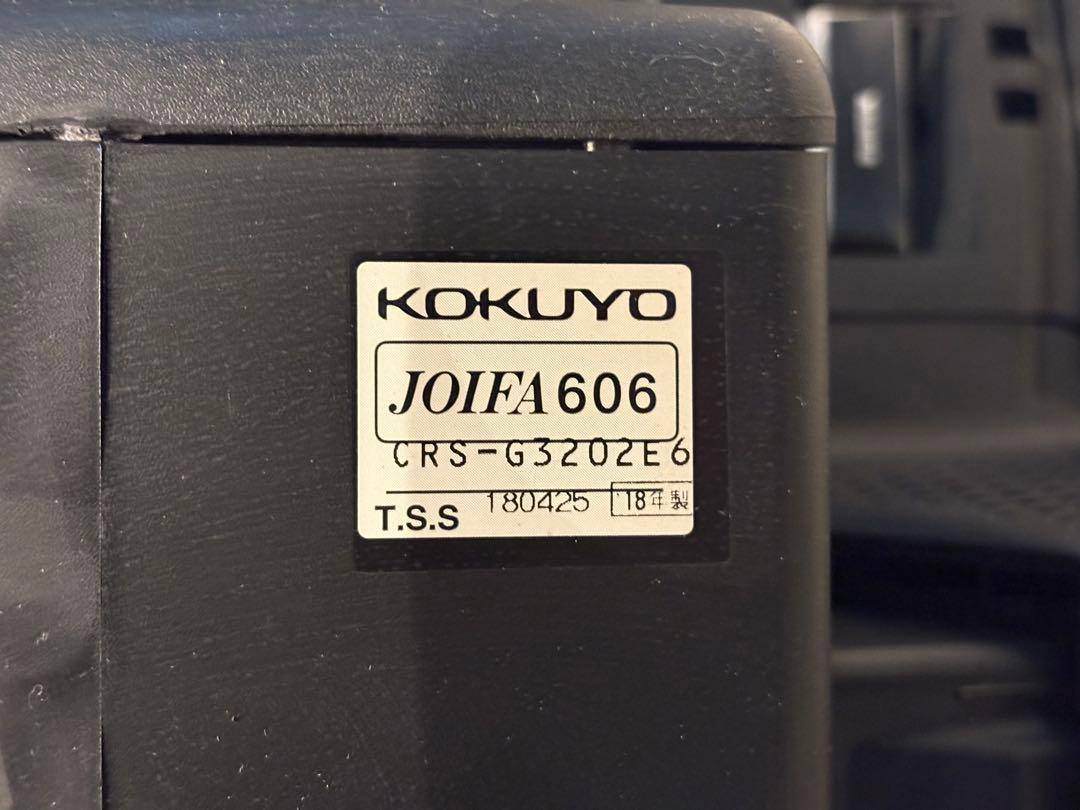 ⑦KOKUYO コクヨ　デスクチェア　オフィスチェア　イングチェア　H