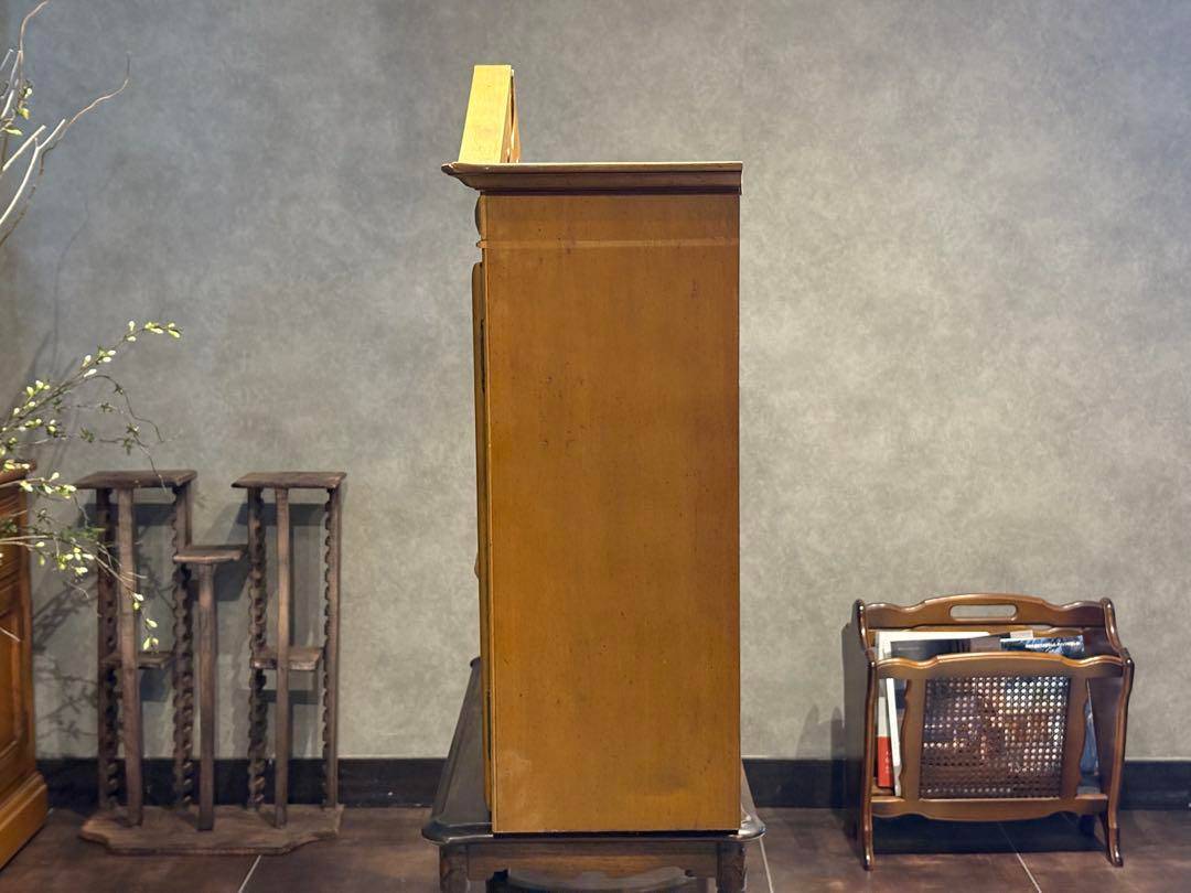 karimoku カリモク　食器棚　ディスプレイ　ガラスケース レトロ　IZ