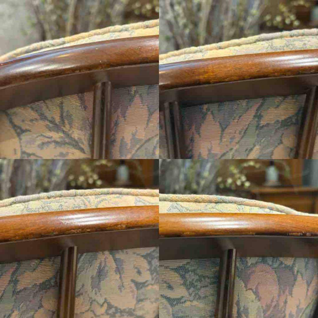 ①karimoku カリモク　アームチェア　ダイニングチェア　キャスター付　nZ