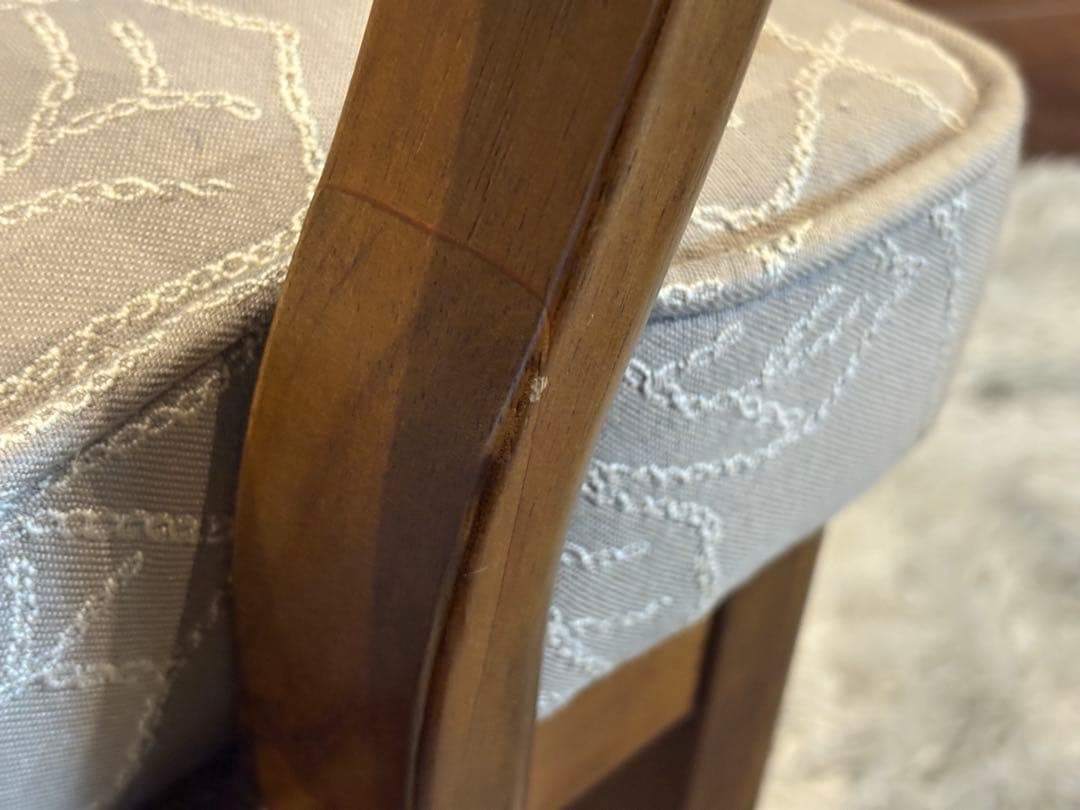 ②カリモク　karimoku アームチェア　アンティーク　ヴィンテージ SZ