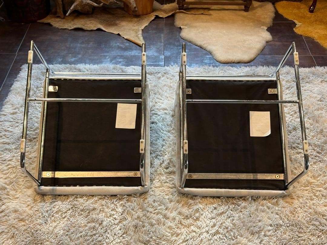 アクタス　ACTUS スチールチェア　ベージュ　ファブリック　シティ　SR