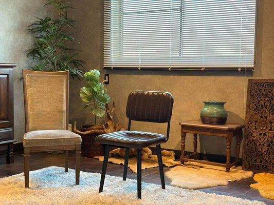 希少　マルニ　maruni ヴィンテージチェア　2脚セット　合皮レザー　IZ