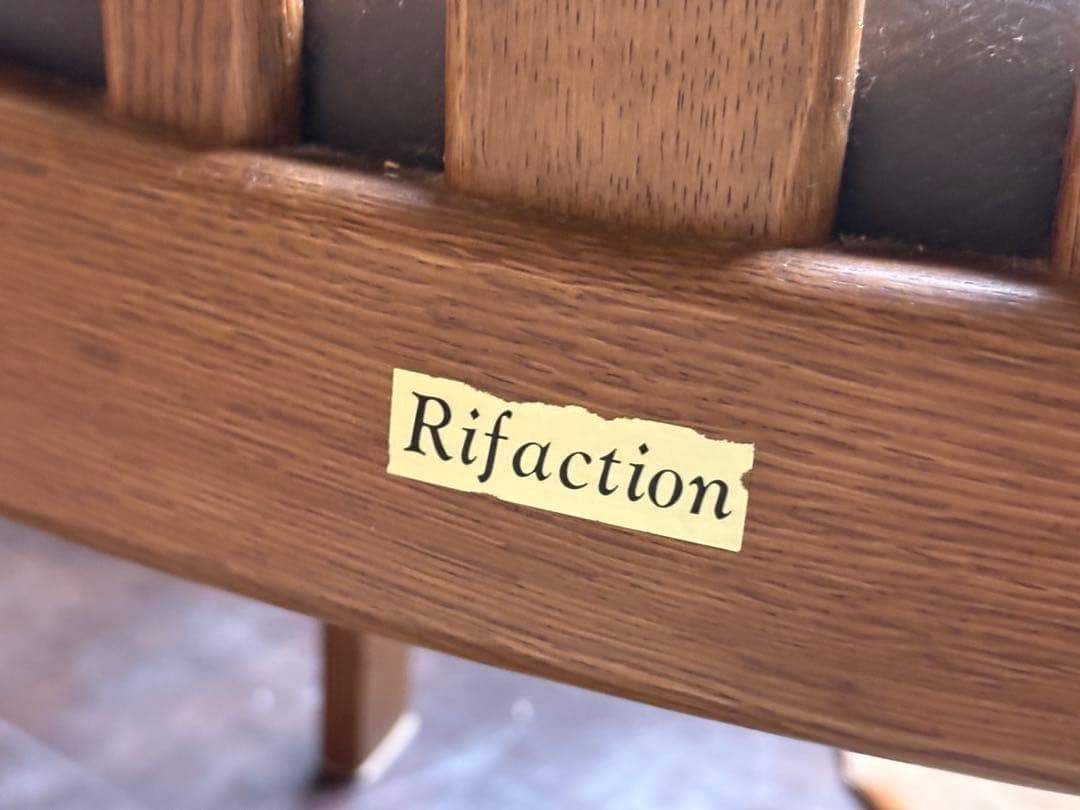 Rifaction　ダイニングチェア　４脚セット　ナチュラル　レトロ　YZ