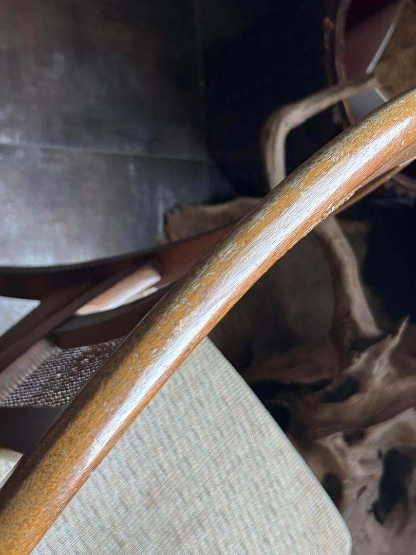 飛騨産業　マルニ木工　ヴィンテージチェア　ラタンバックチェア　2脚セット　H