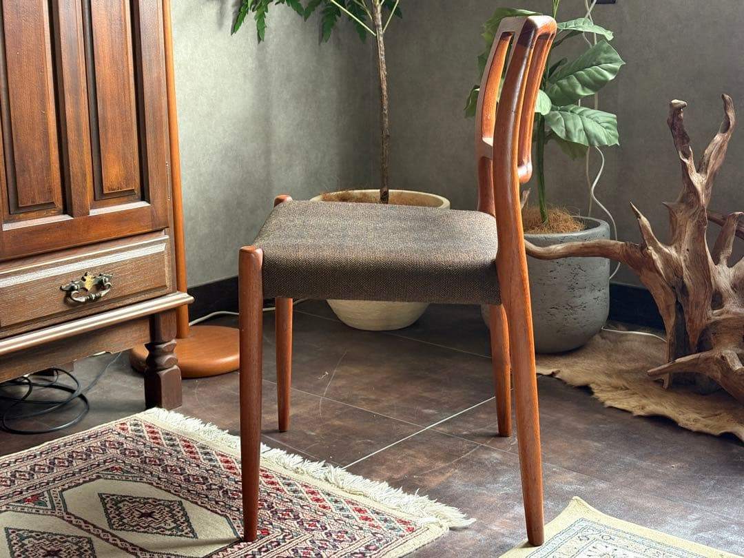 ②J.L. Møllers JLモラー　北欧ヴィンテージチェア　チーク材　NZ