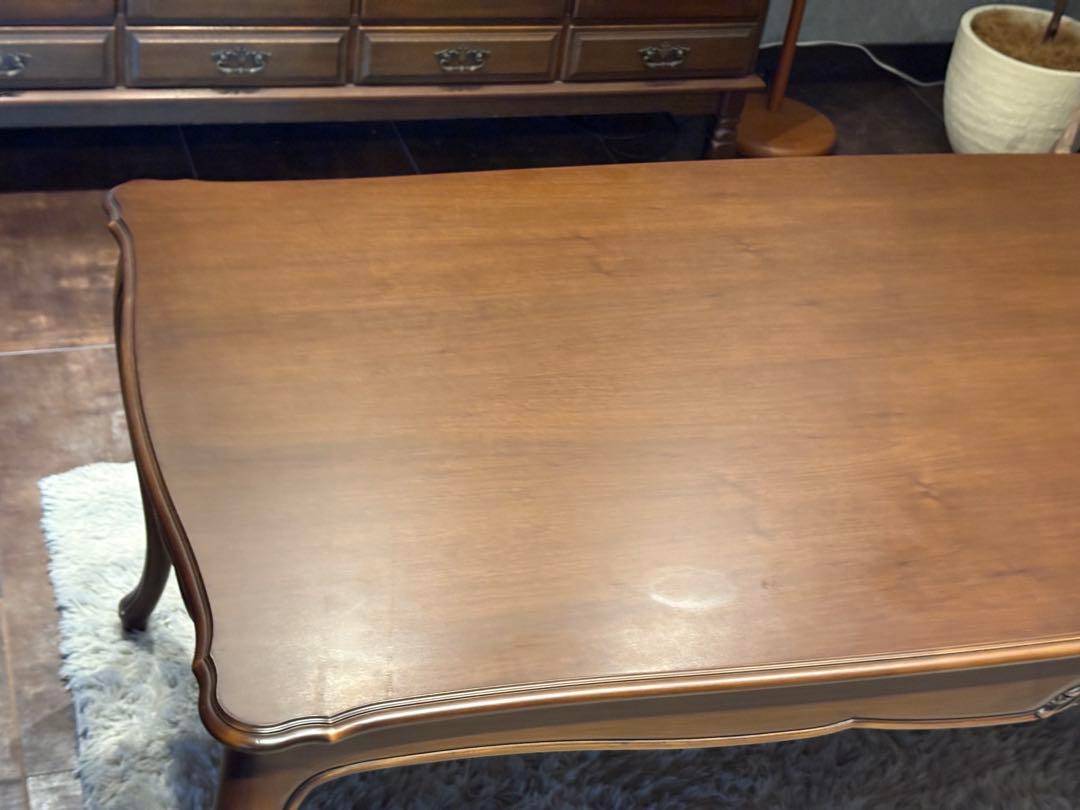 カリモク　karimoku 猫脚　クラシック　ダイニングセット　金華山織　IKG