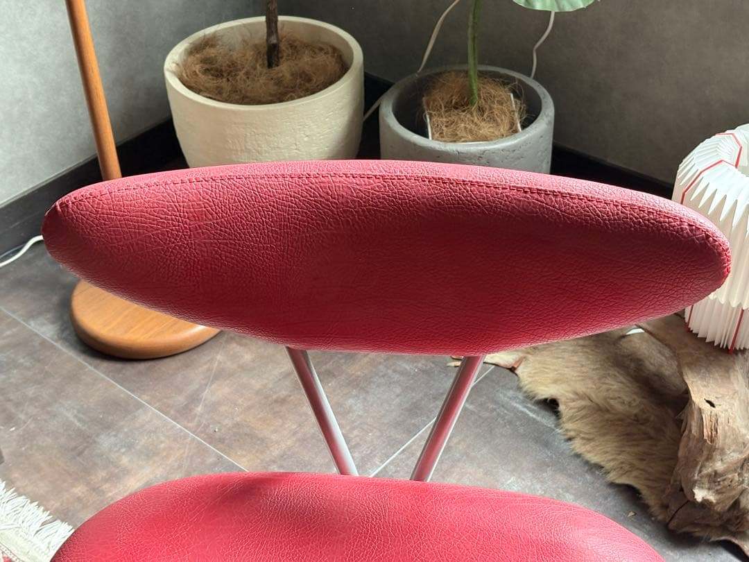 昭和レトロ　レトロフューチャー　デスクチェア　合皮　ビンテージ　モダン　IG