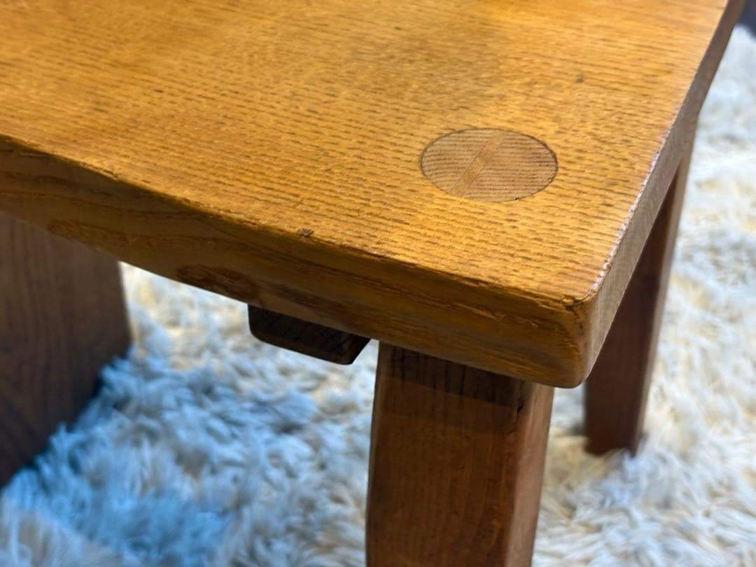 ③ 希少　レトロ　無垢材　ヴィンテージ　カフェ　店舗什器　ハイバックチェア　In