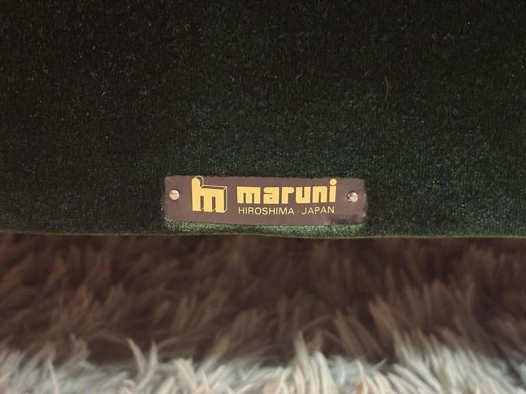 maruni マルニ木工　一人掛けソファ　ボタンダウン　ファブリック　IG
