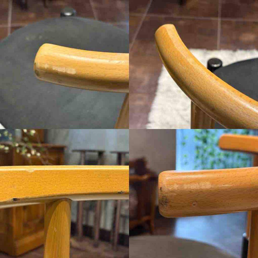 北欧　レトロ　ビンテージチェア　ラウンドチェア　4脚セット　nZ