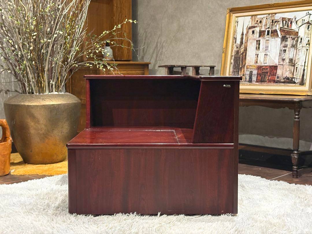 karimoku カリモク　コーナーテーブル　収納　ローズウッド　アンティーク