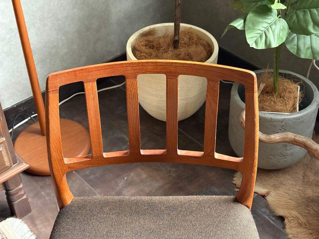 ⑥J.L. Møllers JLモラー　北欧ヴィンテージチェア　チーク材　NZ