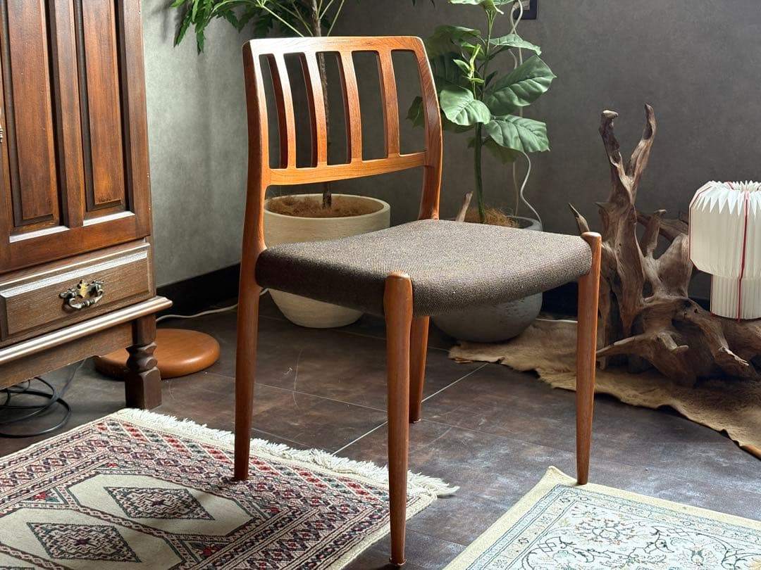 ③J.L. Møllers JLモラー　北欧ヴィンテージチェア　チーク材　NZ