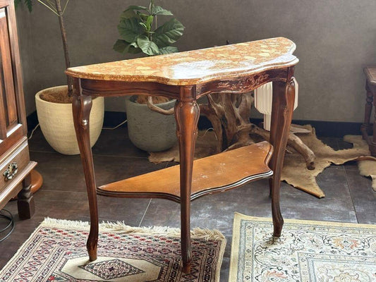 コンソールテーブル　サイドテーブル　大理石　ヨーロピアン　クラシック　SZ