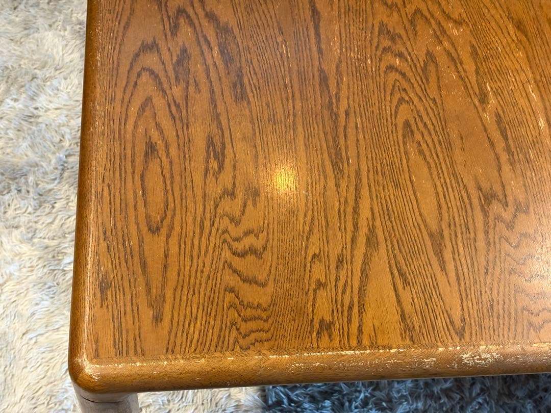 飛騨産業 キツツキ スクエアテーブル ダイニングテーブル アンティーク nG