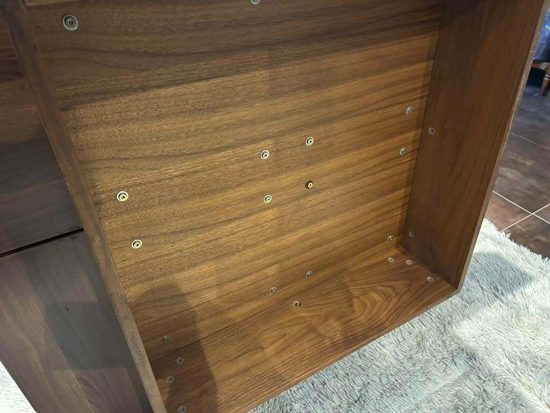 モダン　ローテーブル　スクエア型　ウォールナット　スクエアテーブル　正方形　nZ