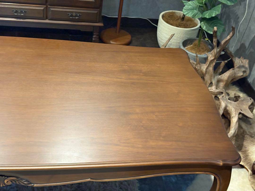 カリモク　karimoku 猫脚　クラシック　ダイニングセット　金華山織　IKG